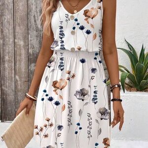 Floral Sleeveless Dress
